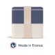 MB Square (PP) Made in France - Natural Blue