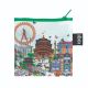 LOQI Bag | Kristjana S Williams - World Skyline