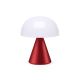 Lexon Mina Medium LED Light - Dark Red