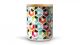 Porcelain Canister With Wooden Lid Hexagon