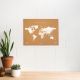 Παγκόσμιος Χάρτης Woody από Φελλό 60 x 45 cm - Λευκό
