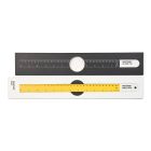 Ruler 30 cm in giftbox - Yellow