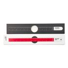 Ruler 30 cm in giftbox - Red