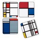Mondrian Coasters Set of 4 - MoMA