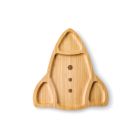 Bamboo Plate 22 x 19,5 x 1,5 cm - Rocket