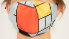 Face Mask | Piet Mondrian - Composition with Red, Yellow, Blue Mask