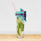 Διακοσμητικό Κοκτέιλ Led Drink Me