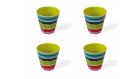 Melamine Cups Set Stripy
