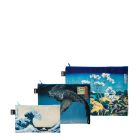 LOQI Σετ Τσαντάκια Recycled | HOKUSAI