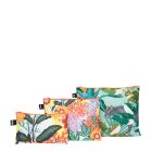 LOQI Set Zip Pockets Recycled | POMME CHAN - Thai Floral & Wild Forest