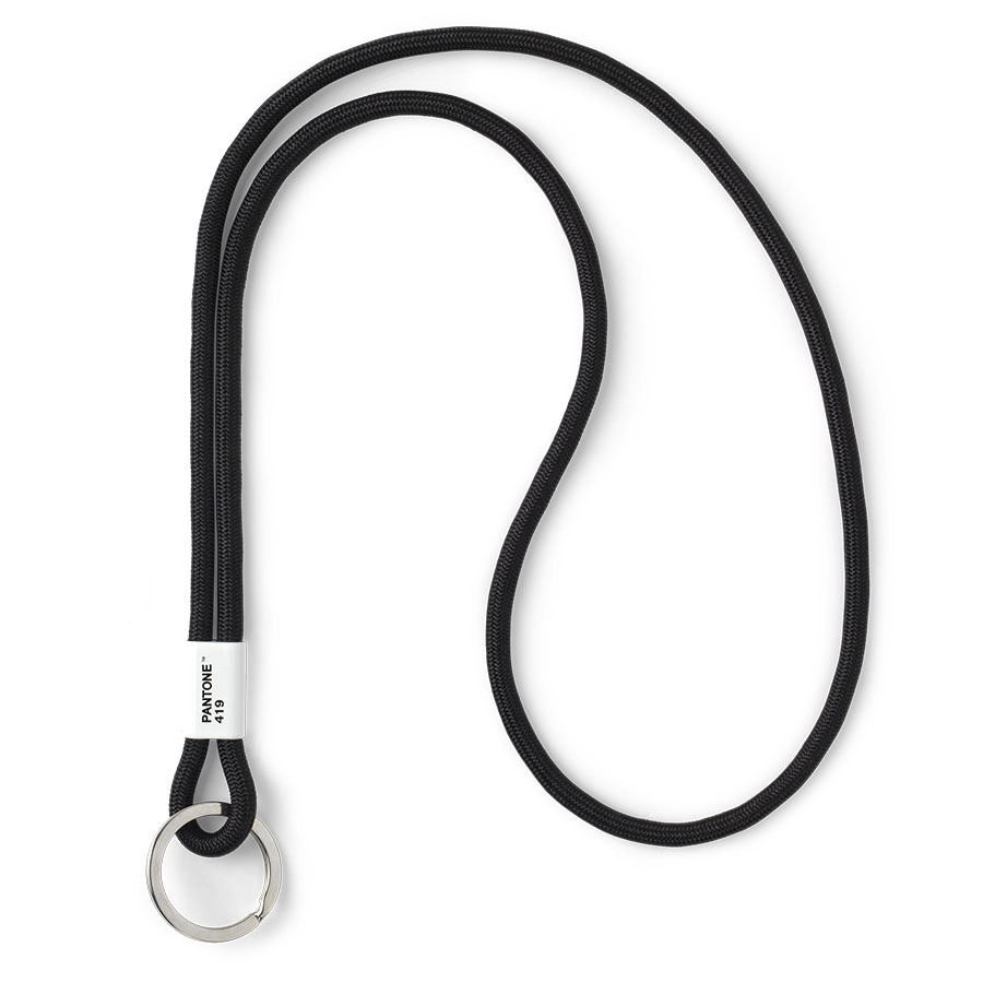 PANTONE Pantone Μπρελόκ Μακρύ - Μαύρο