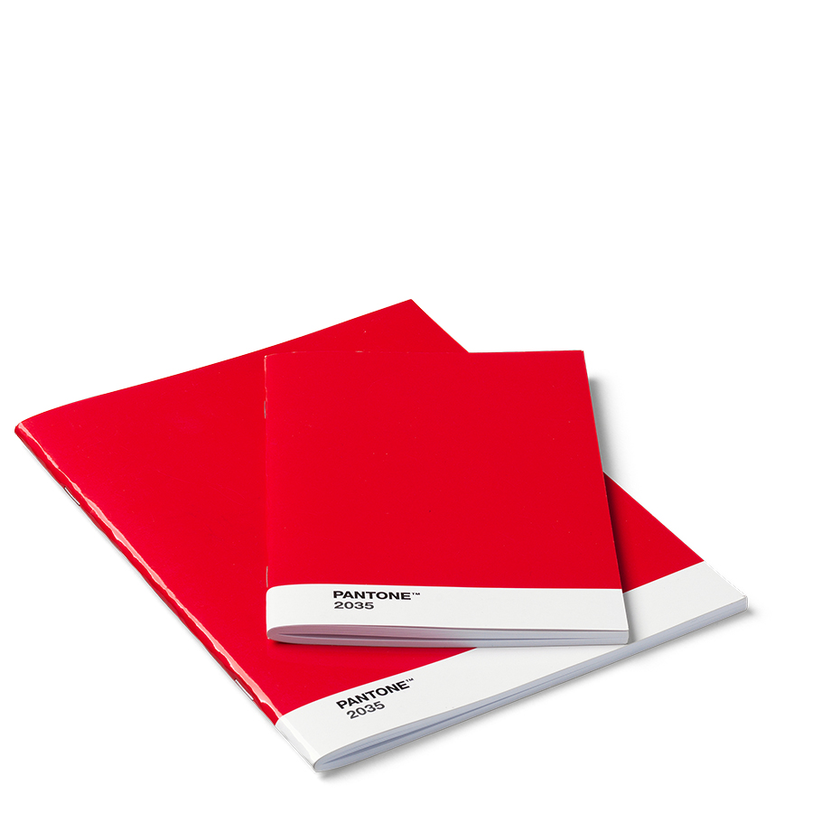 Pantone Σετ 2 Τετραδίων - Κόκκινο