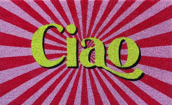 Χαλάκι Πόρτας Ciao - Ροζ