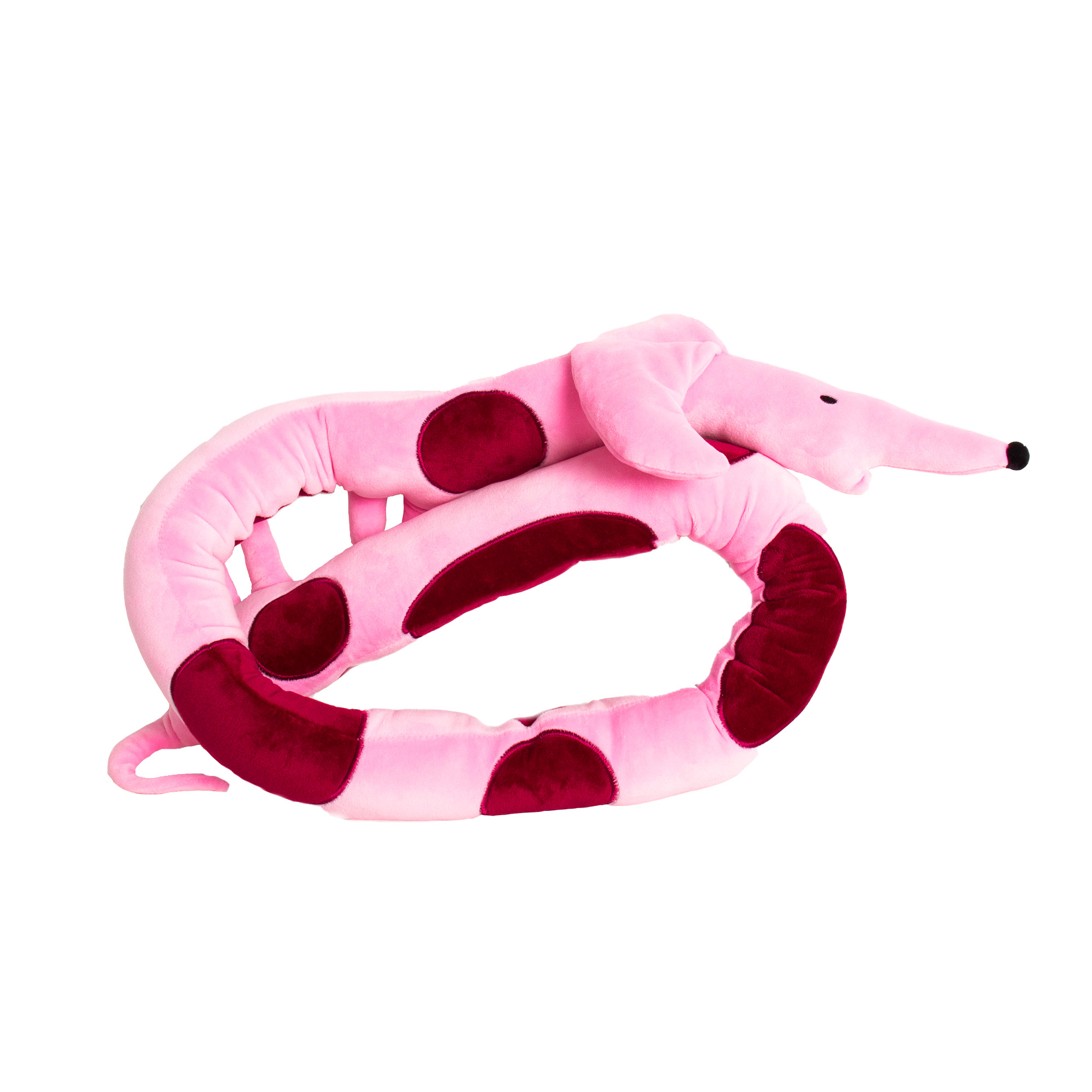 PINK DACHSHUND CUSHION HF