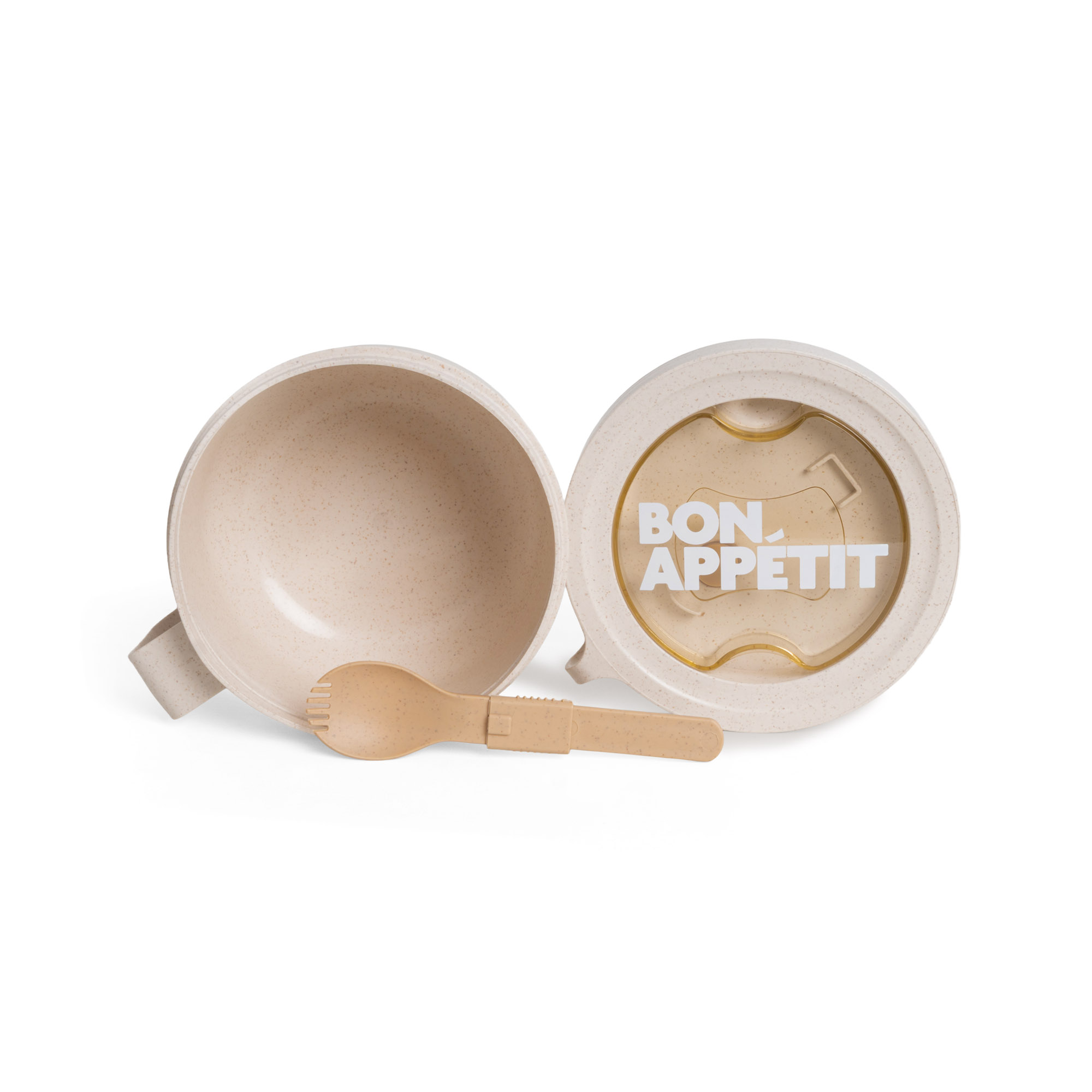 Bon Appetit Στρογγυλό Lunch Box Μπεζ