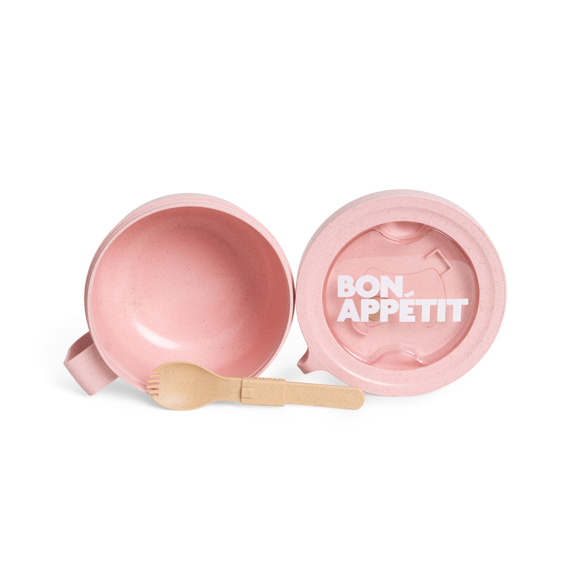 Bon Appetit Στρογγυλό Lunch Box Ροζ