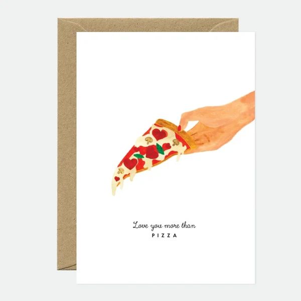 Ευχετήρια Κάρτα Love You Pizza