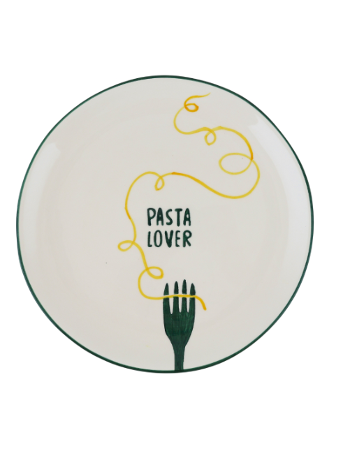 Pasta Lover Μεγάλο Πιάτο 27cm - Green