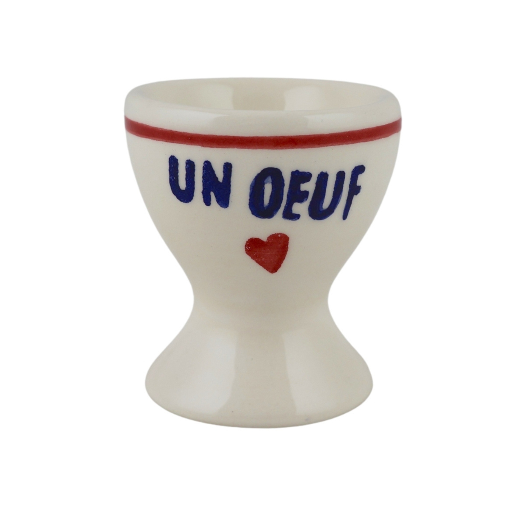 Ποτηράκι για αυγό Un oeuf - Blue Text