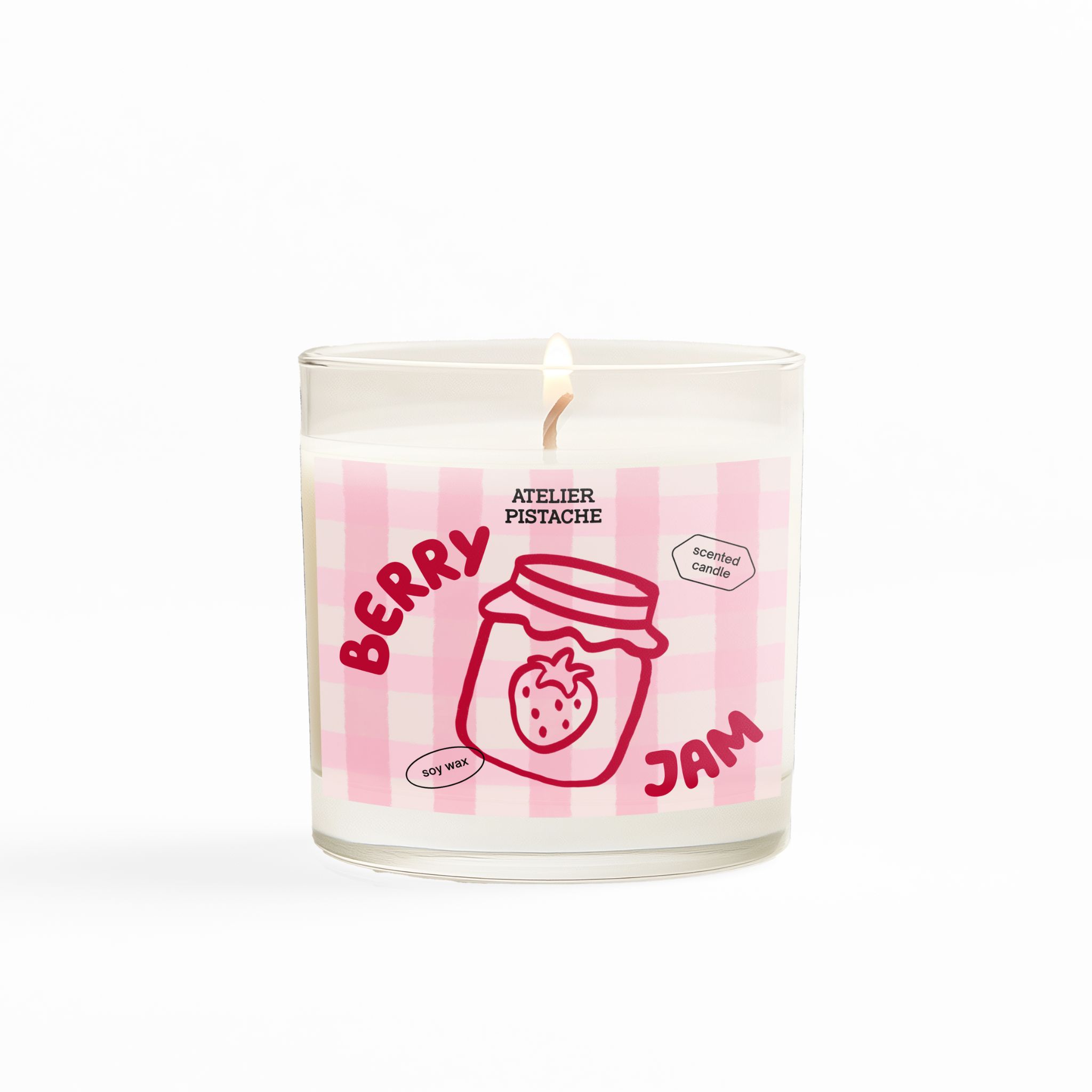 Scented candle berry jam 200 gr