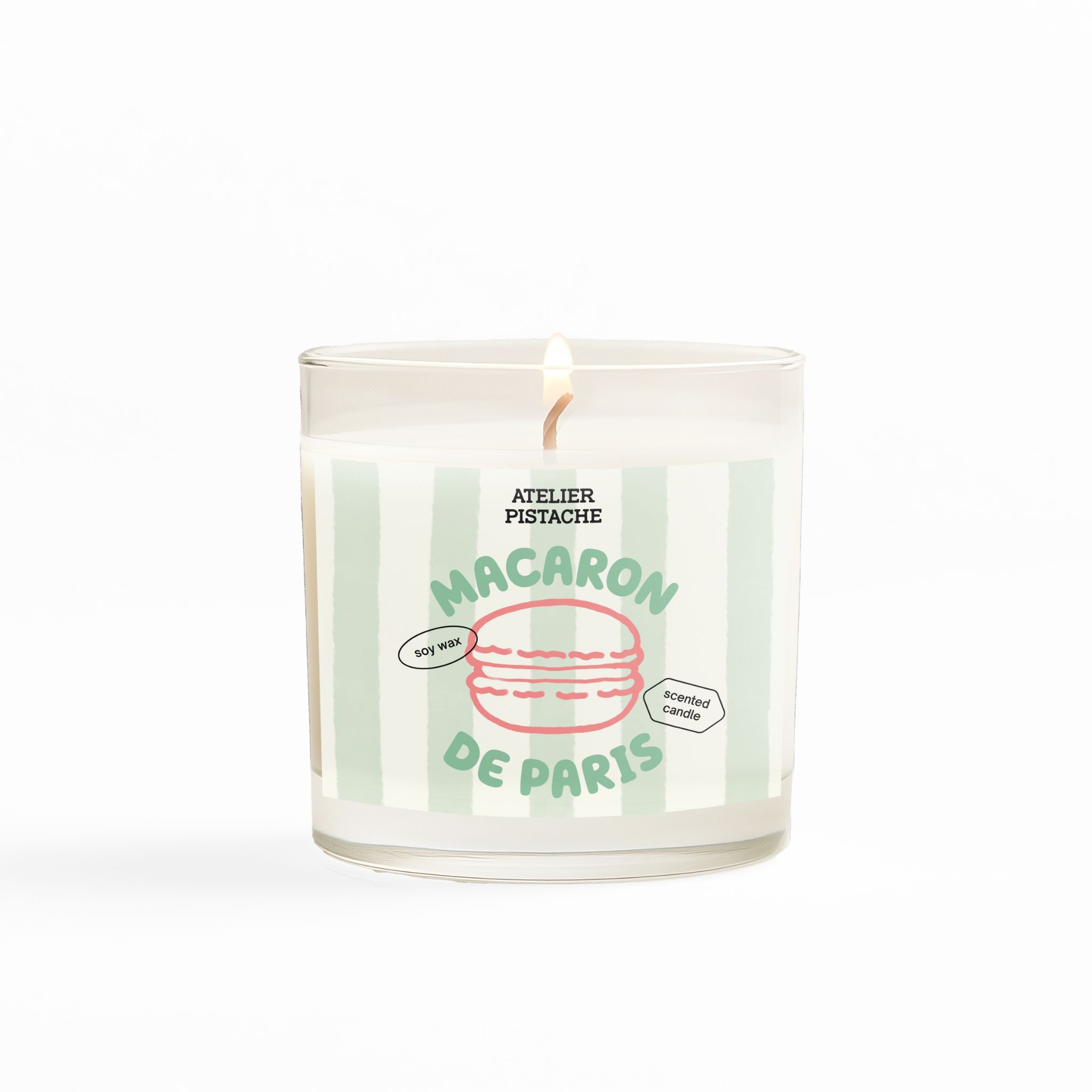 Scented candle macaron 200 gr