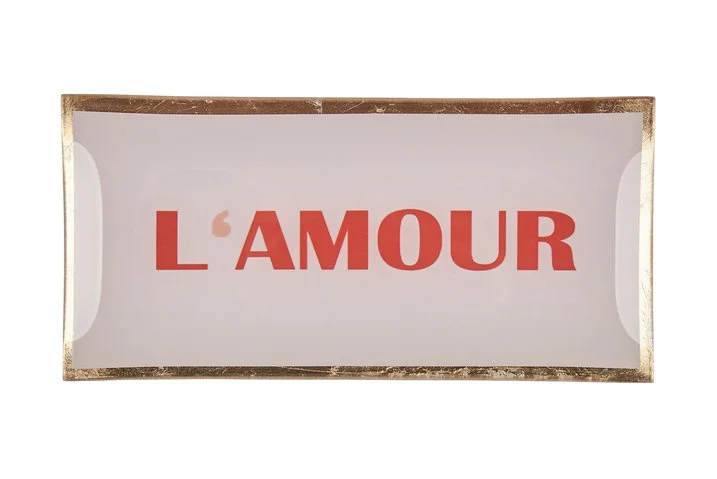 Love Πιατάκι L - L'amour Ροζ