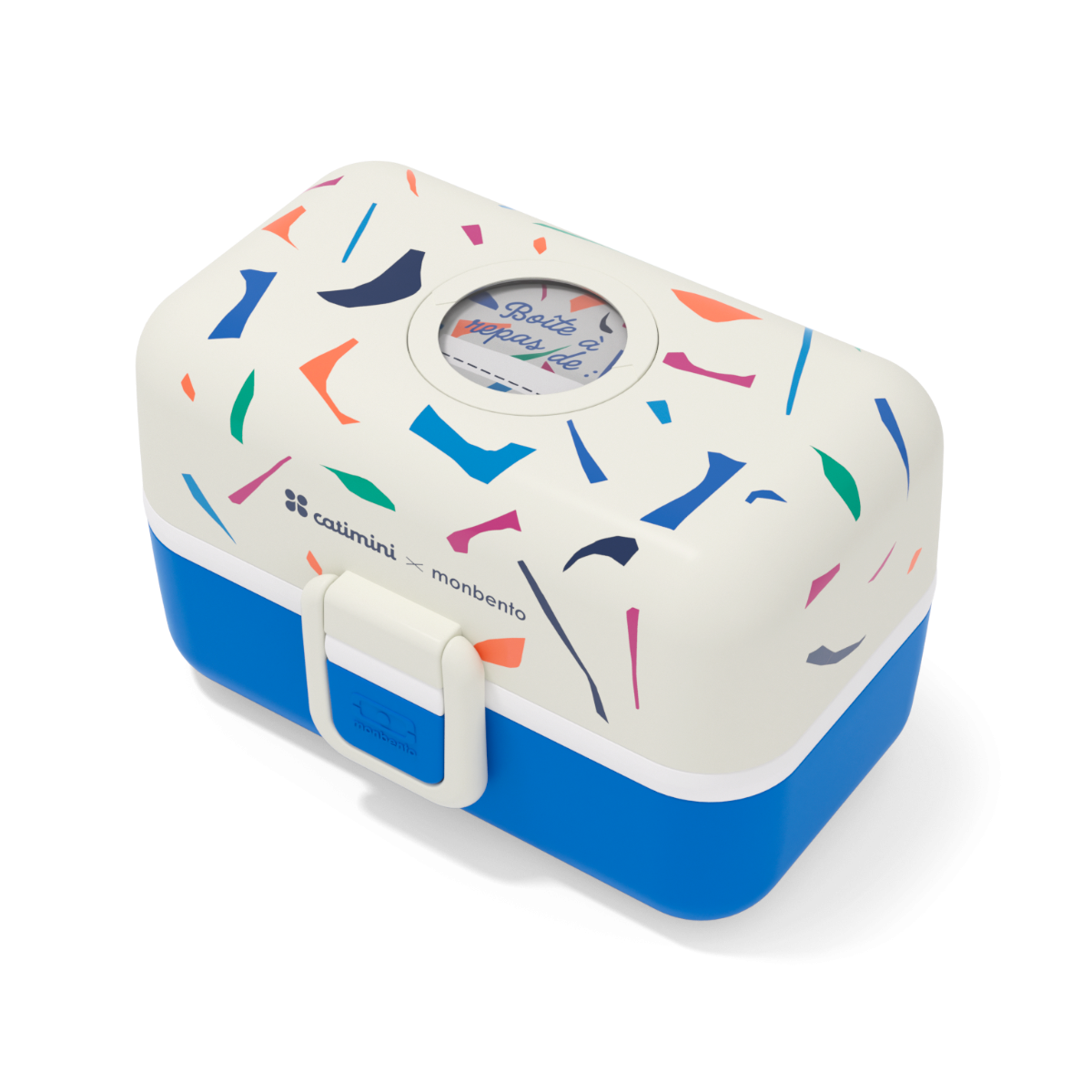 800ml Δοχείο Φαγητού MB Tresor Catimini - Blue Terrazzo