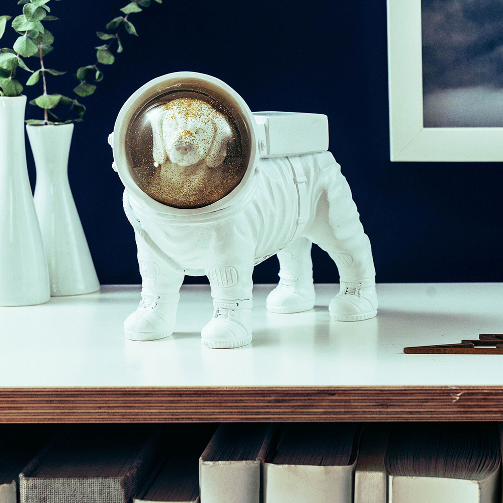 DONKEY Snowglobe 7,1 x 17 x 9,2 cm - Σκύλος Αστροναύτης