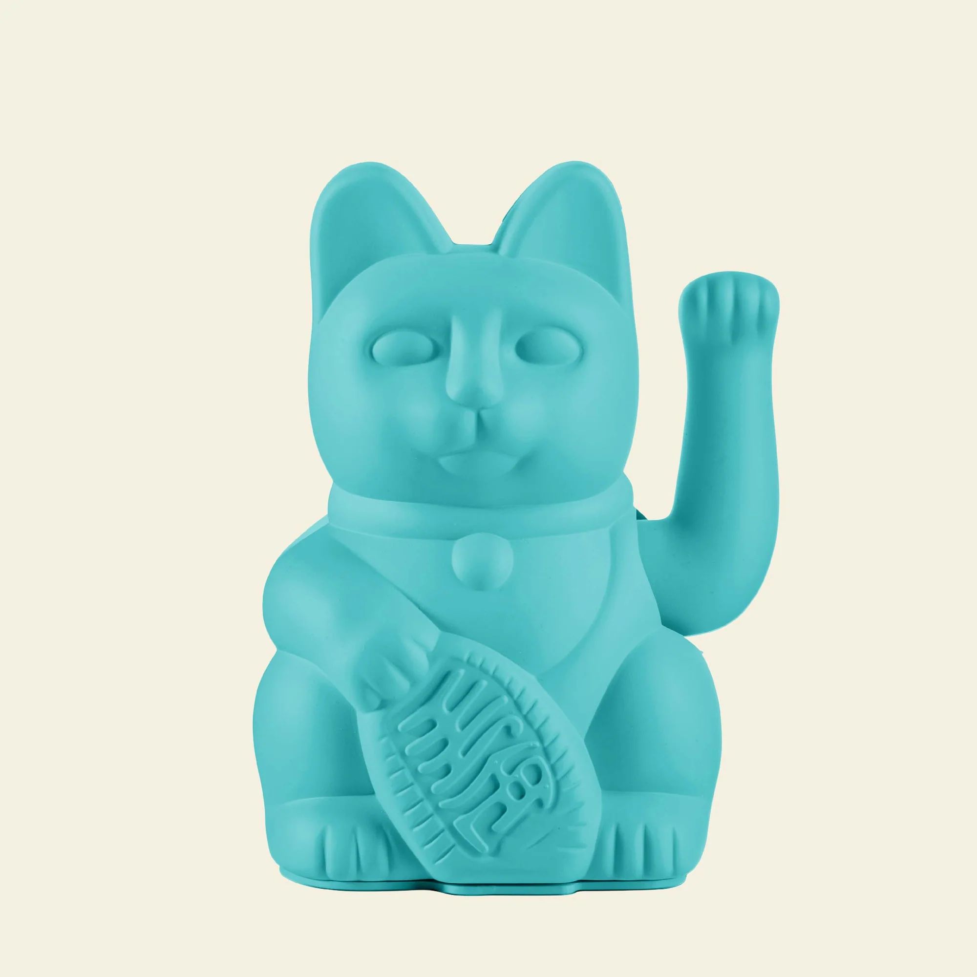 Lucky Cat / Classic / waving cat / turquoise