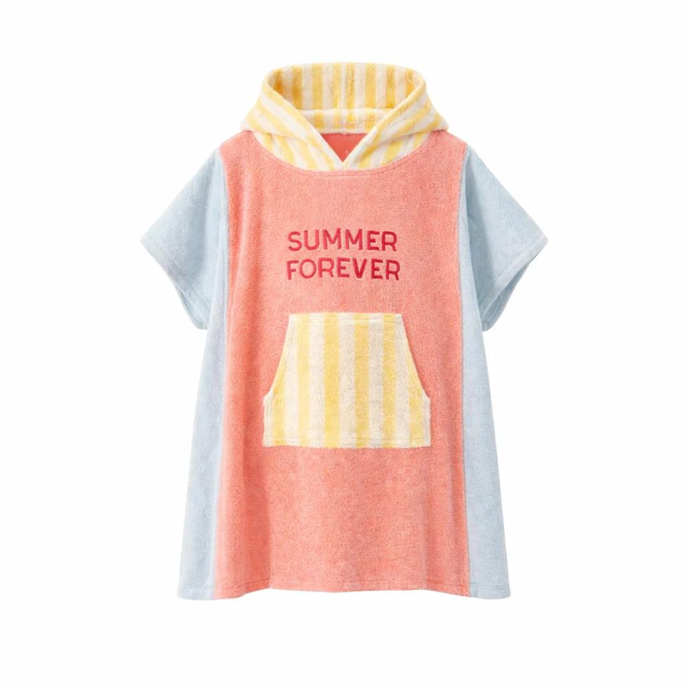 Bathing Poncho - Summer Forever - Pink and Yellow - 1-3 y