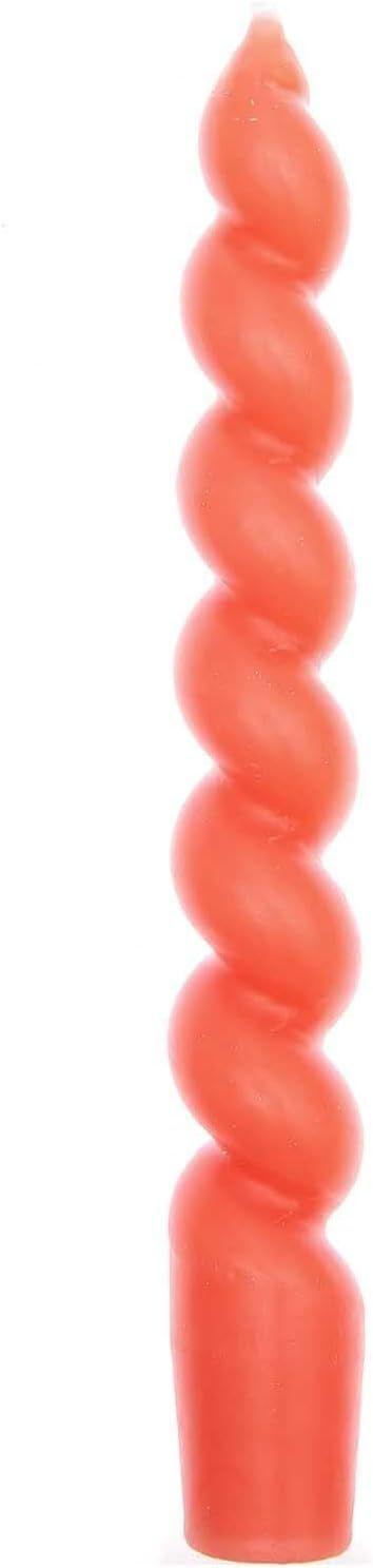 Rico Design Spiral Κερί 18,5 cm, Soft Neon Orange