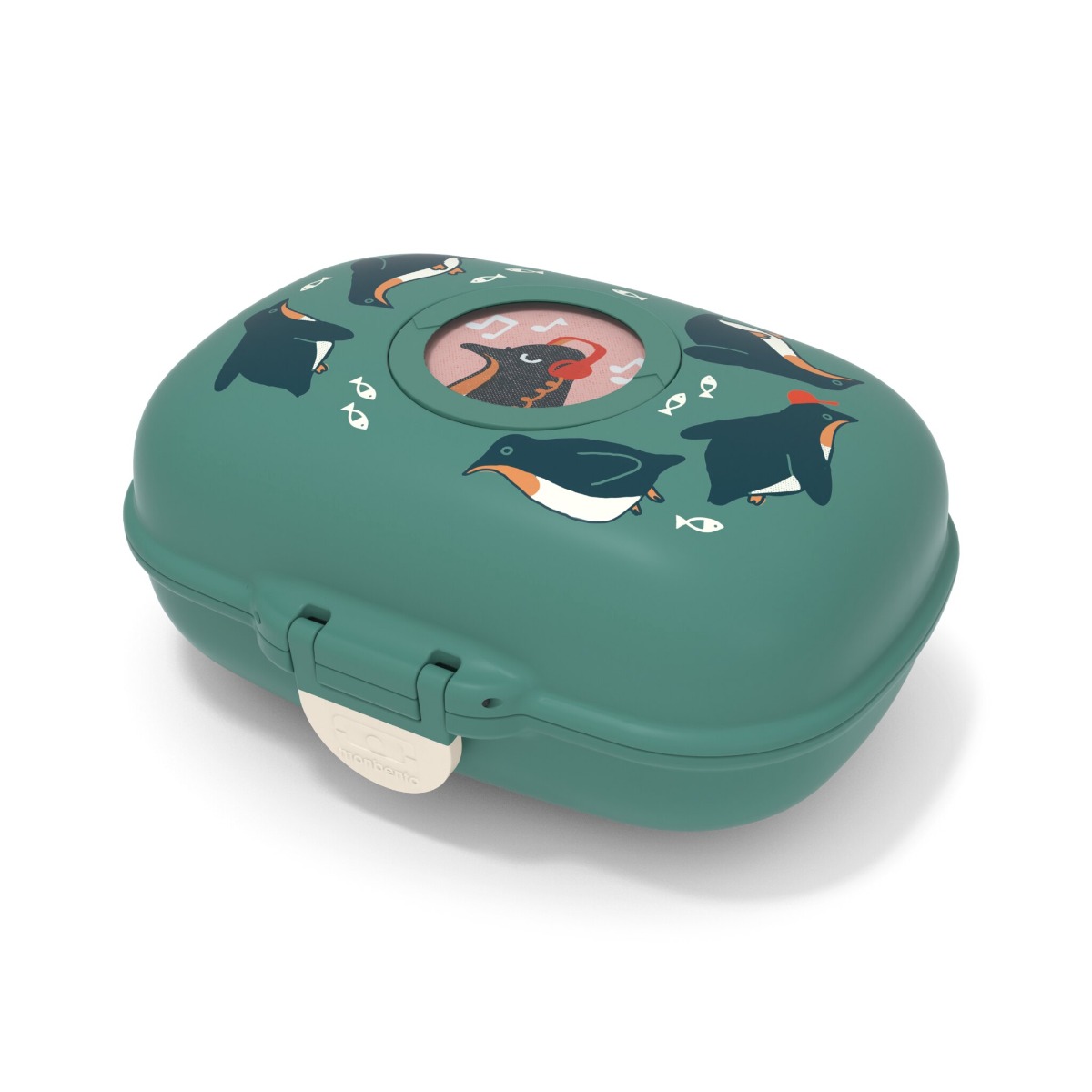 600ml Δοχείο Φαγητού Σνακ MB Gram - Penguin