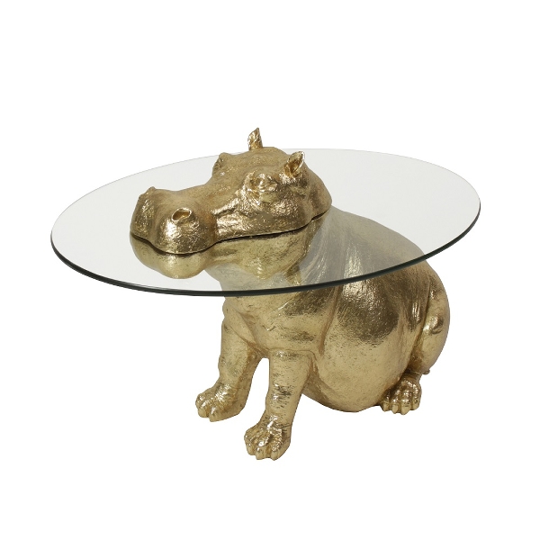Sidetable Patty Potamus, gold