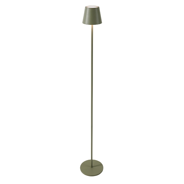 LED floor lamp Lys, grey