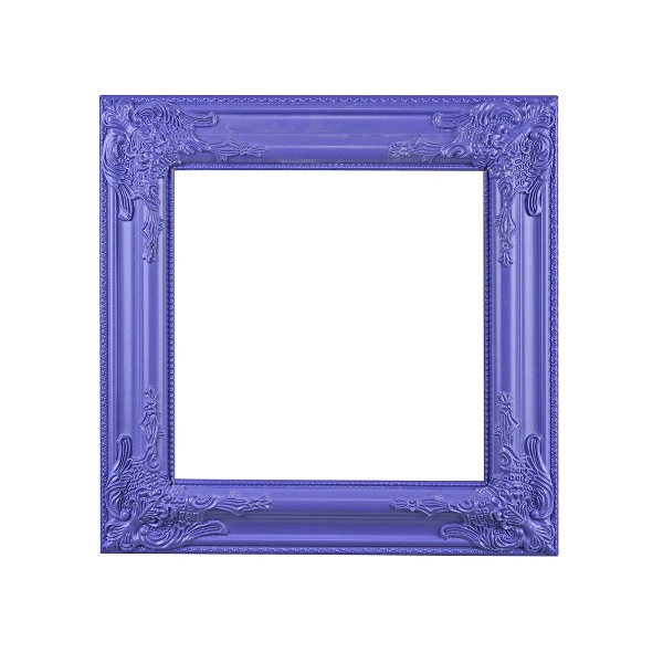 Ξύλινο Κάδρο από Ευκάλυπτο 42x42cm - Μωβ