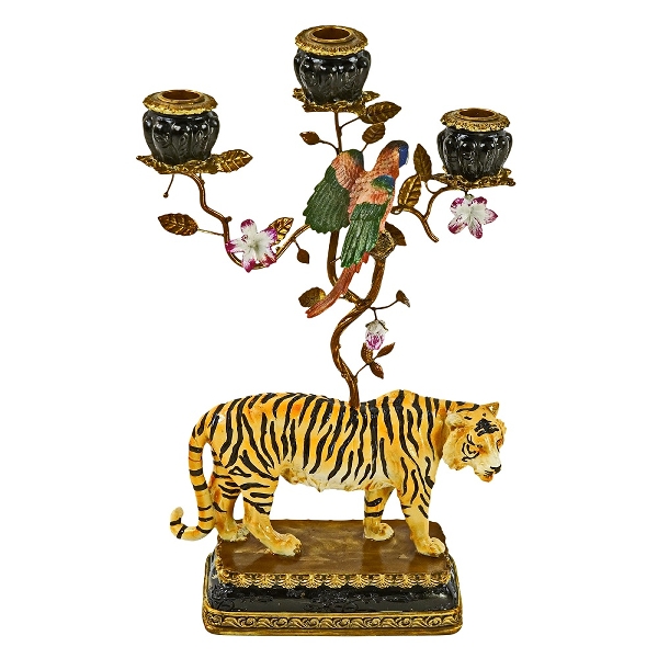 Candle holder Tiger