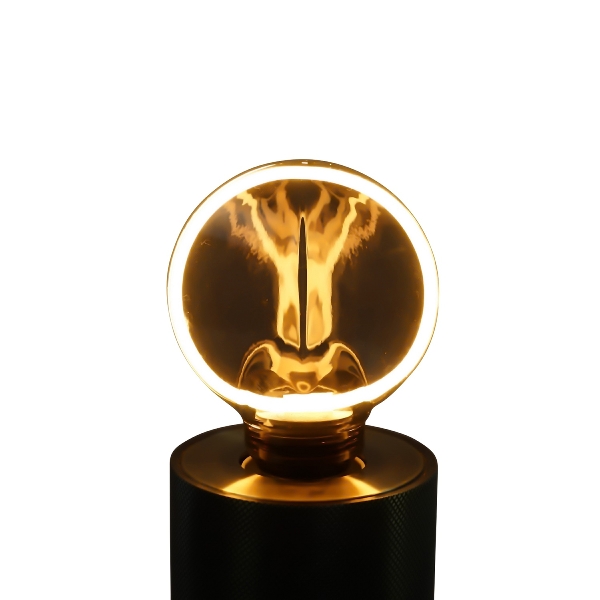 LED Light Bulb O-2, Smoke Finish E27