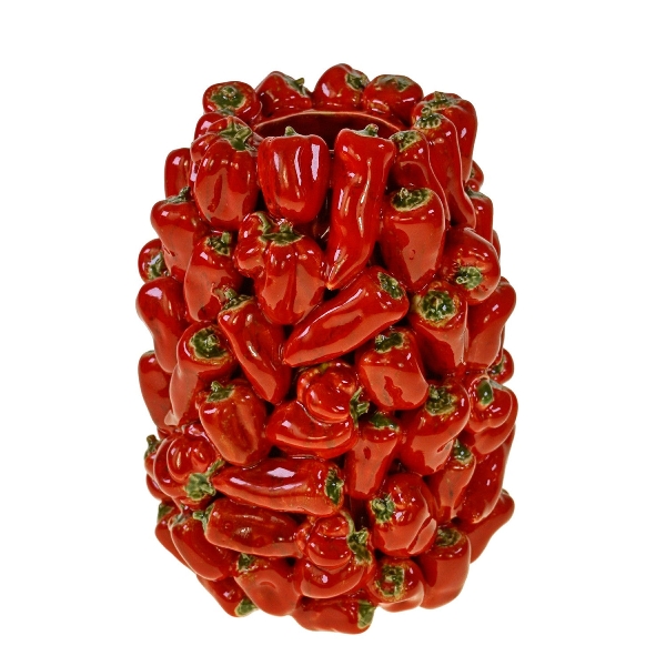 Πήλινο Βάζο Red Pepper 21x21x26.5cm