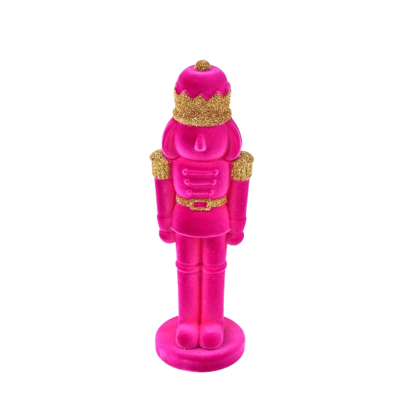 Nutcracker, magenta flocked