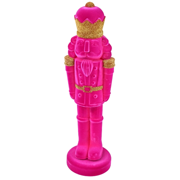 Nutcracker, magenta flocked