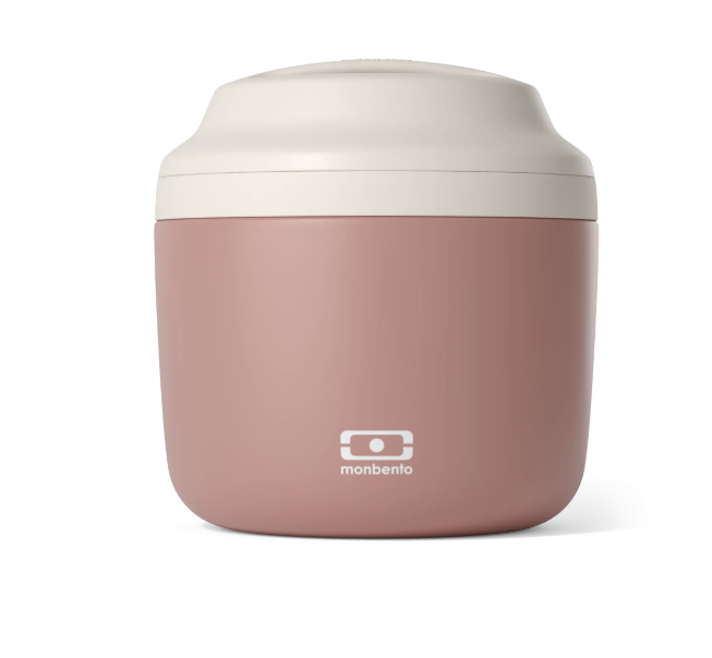 Monbento Element Ροζ Moka Ισοθερμικό Lunch Box από Ανοξείδωτο Ατσάλι 550ml