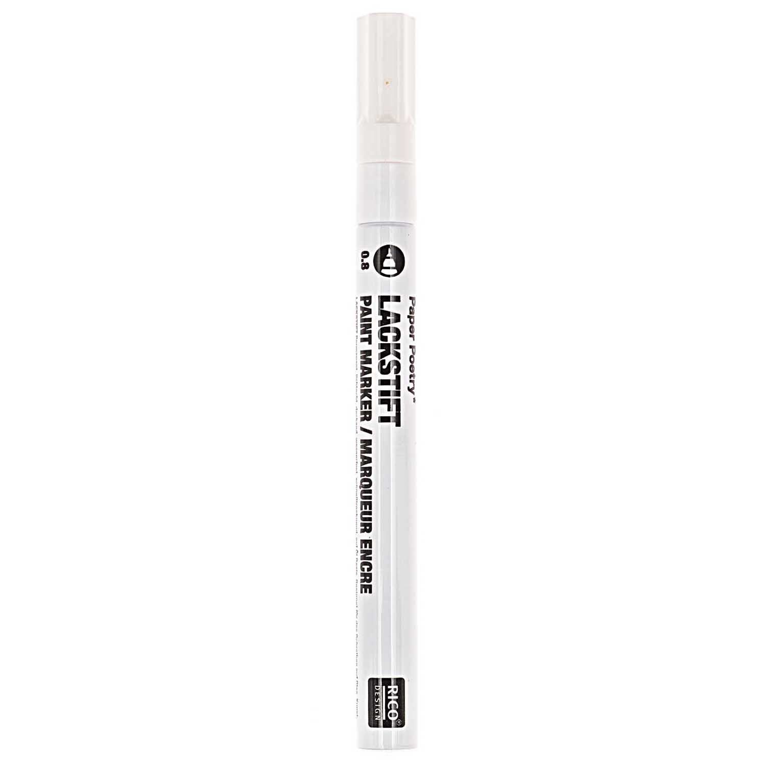 Μαρκαδόρος 0,8mm - Λευκός