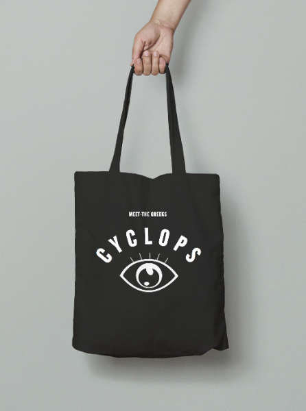 TOTE BAG MTG - ΚΥΚΛΩΠΑΣ - ΜΑΥΡΟ