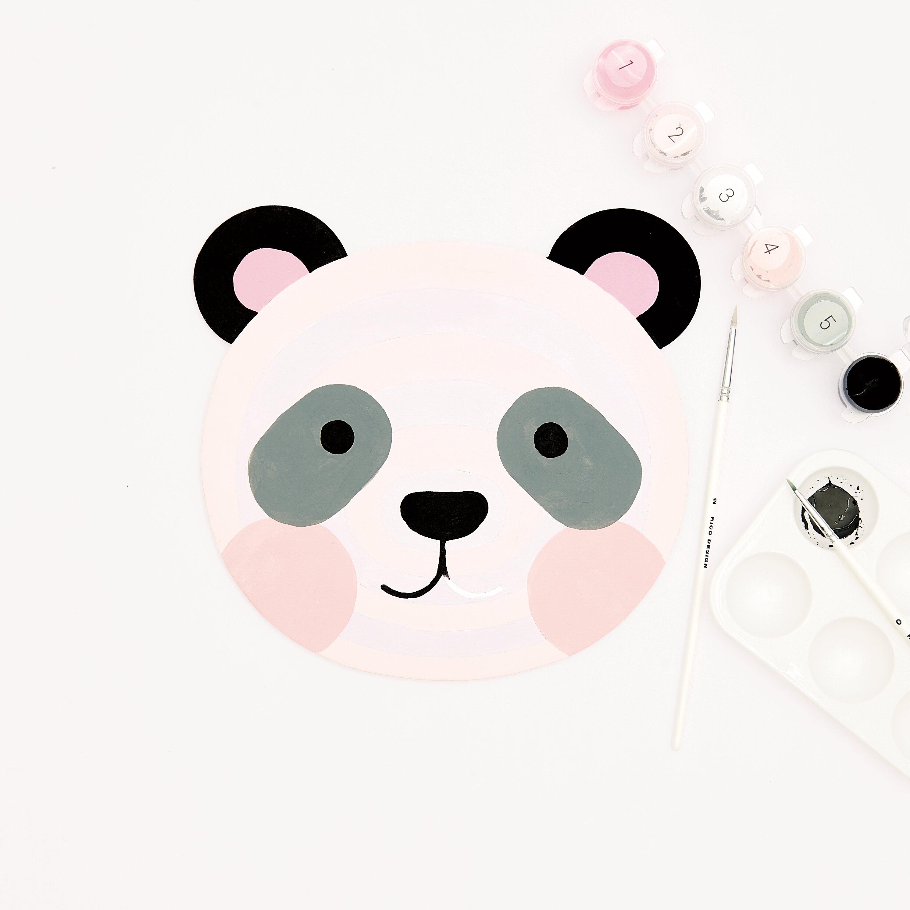 Paint by numbers set, panda, FSC 100%