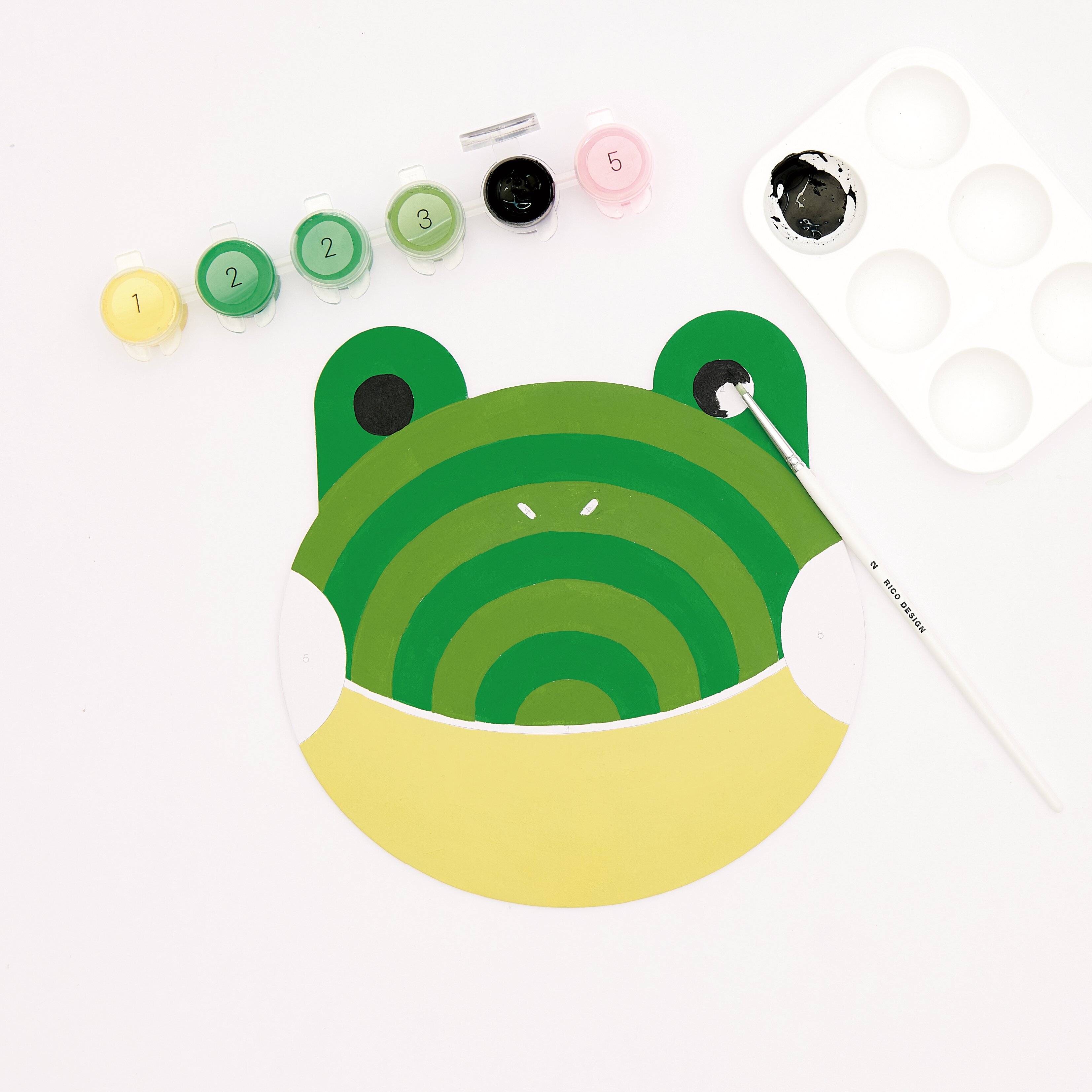 Paint by numbers set, frog, FSC 100%