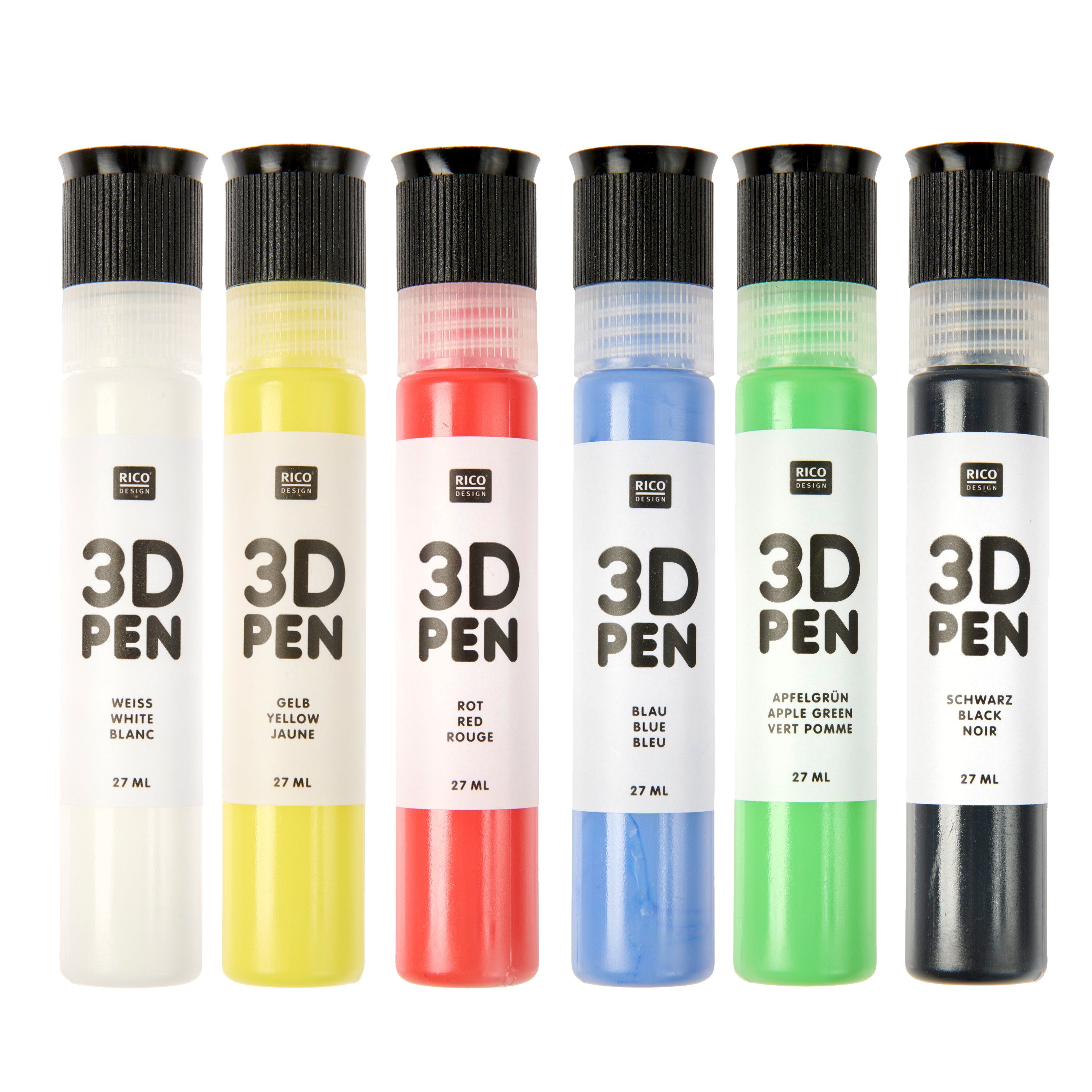 3D Pen - Set Classic, 6 x 27ml