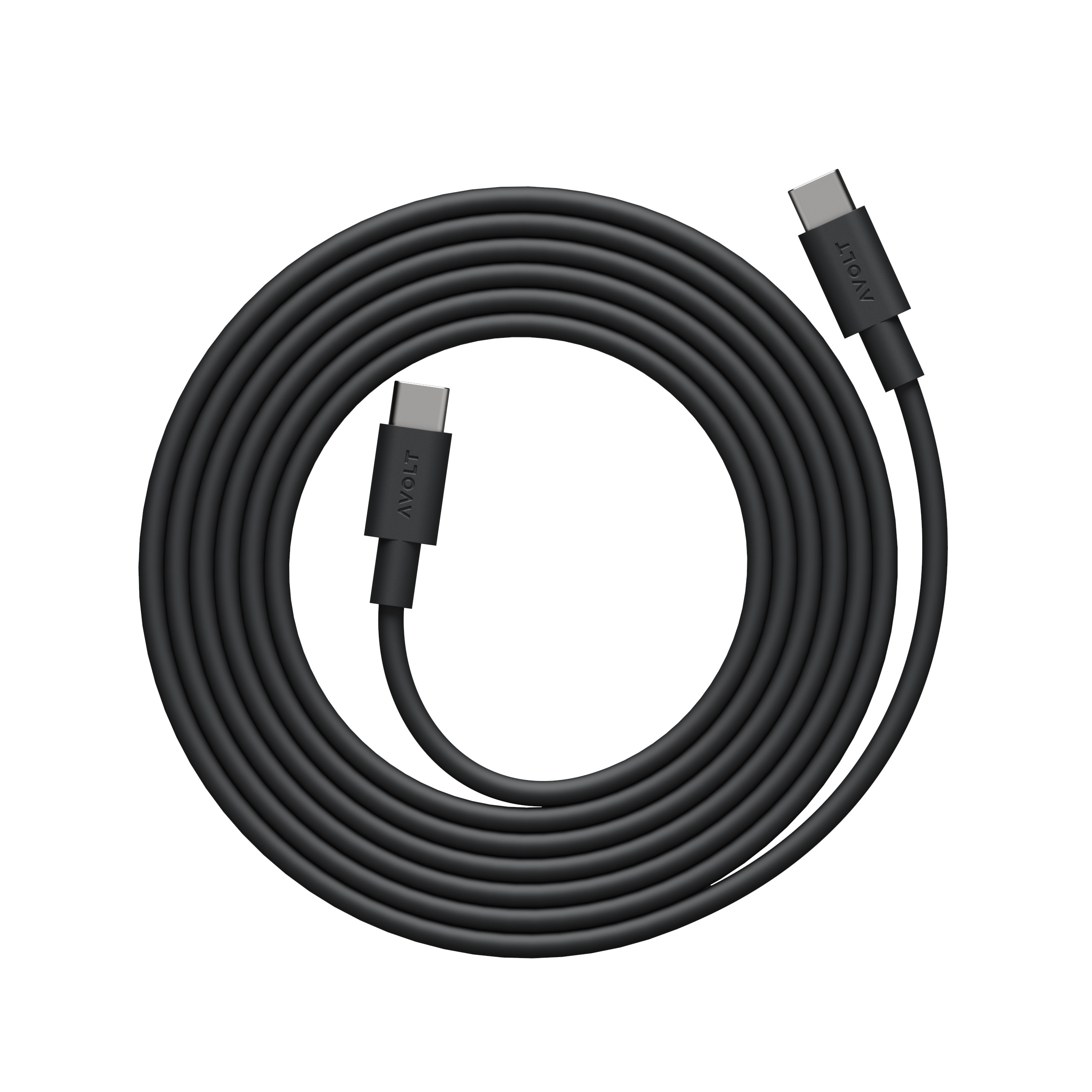 Καλώδιο Φόρτισης Cable 1 - USB-C σε USB-C Stockholm Black
