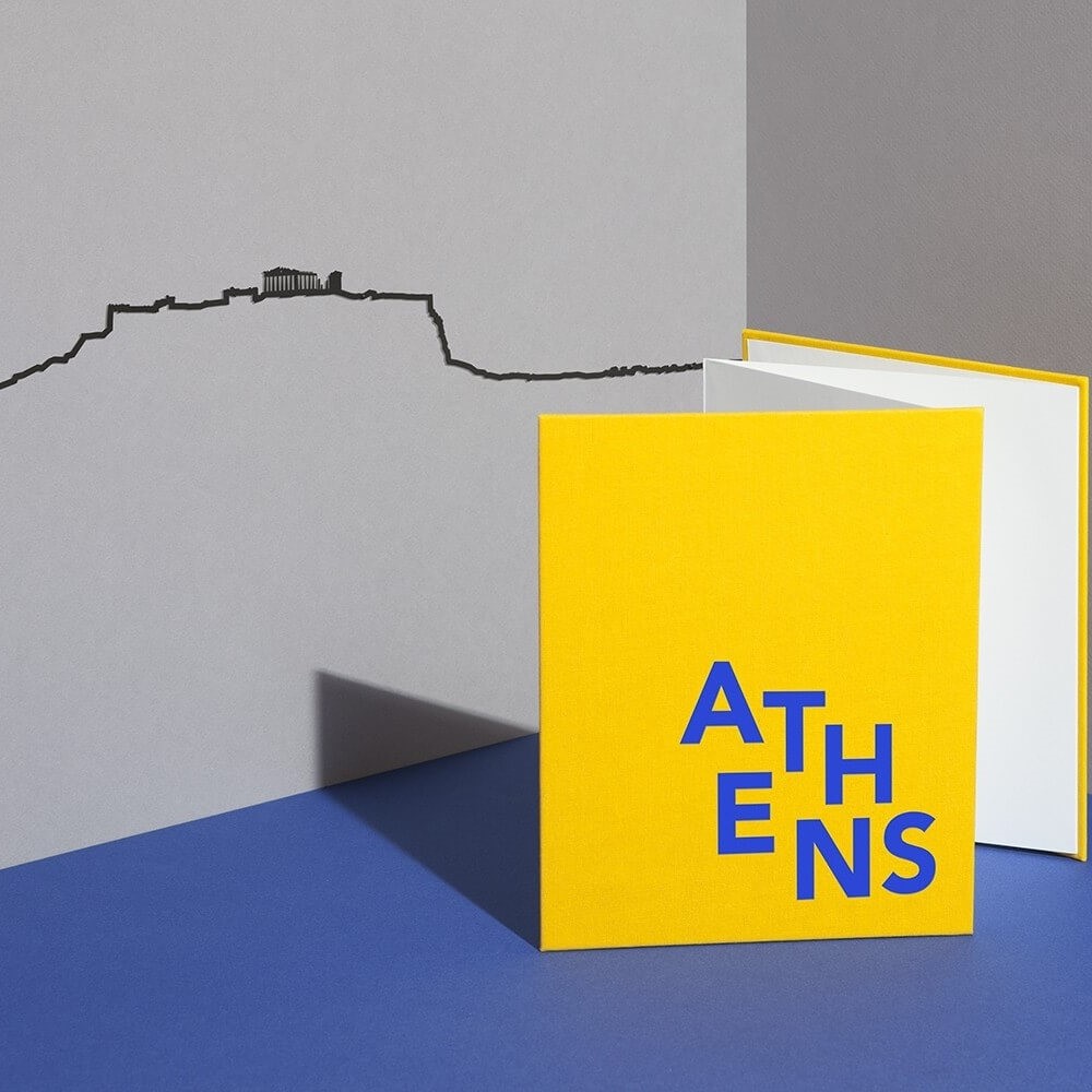 Μεταλλικό Διακοσμητικό Τοίχου The Line Athens XL - Μαύρο