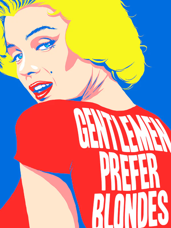 Fine Art Print Αφίσα The Blonde by Butcher Billy 30x40cm