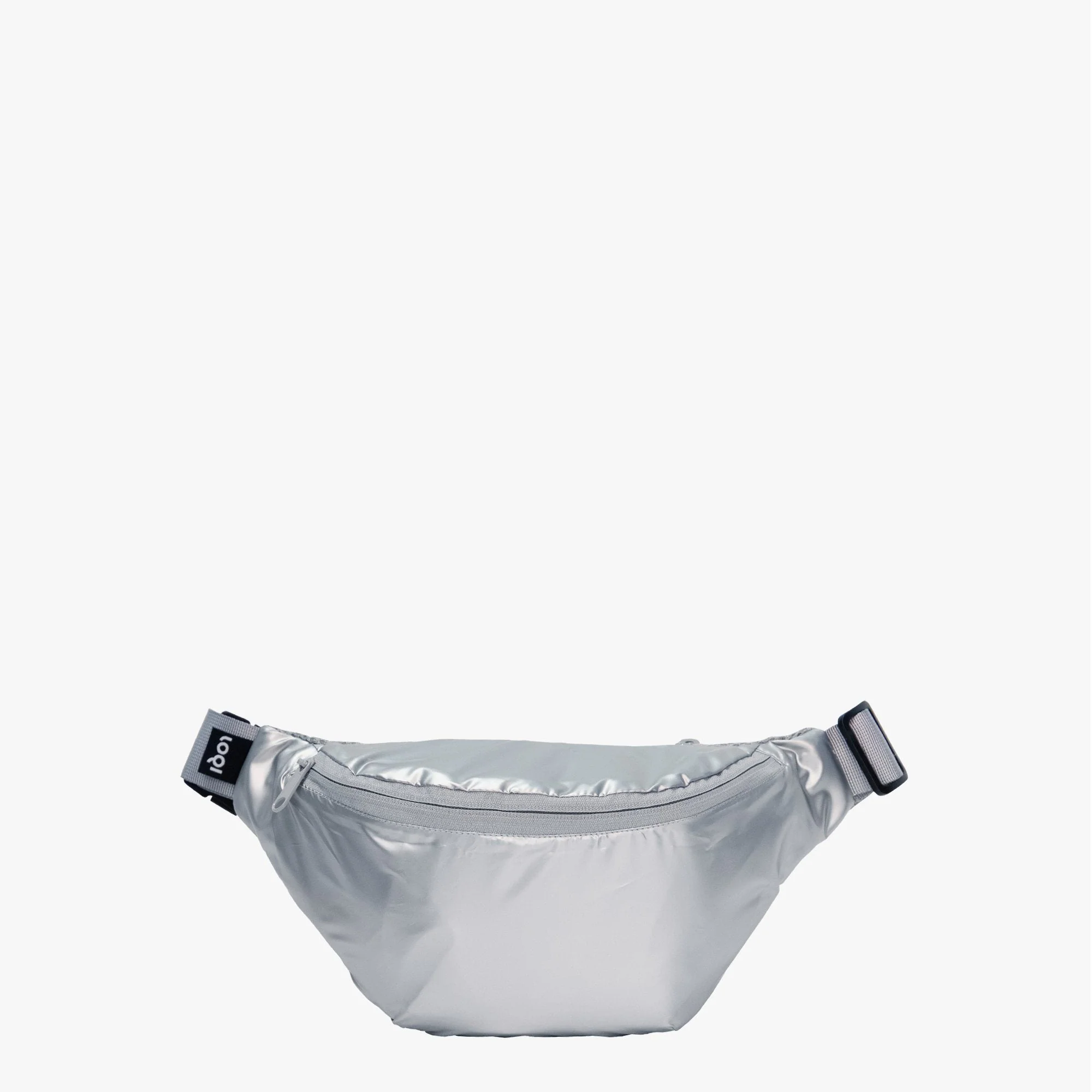 Metallic Silver Bumbag